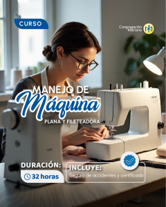 MANEJO DE MAQUINA PLANA